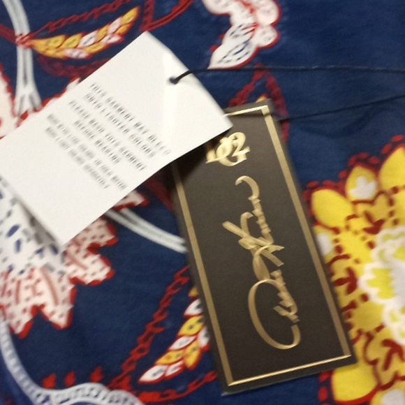 DG2 by Diane Gilman Striped Floral Top - Picture 15 of 15